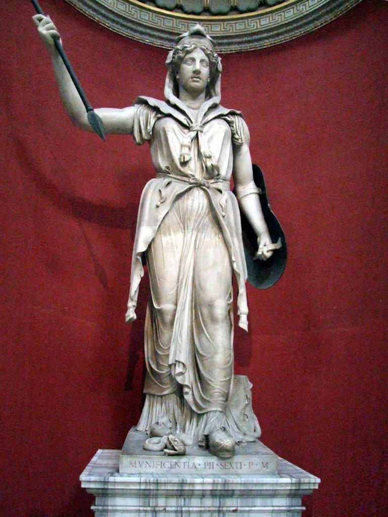 Een standbeeld van Juno in de Vaticaanse Musea